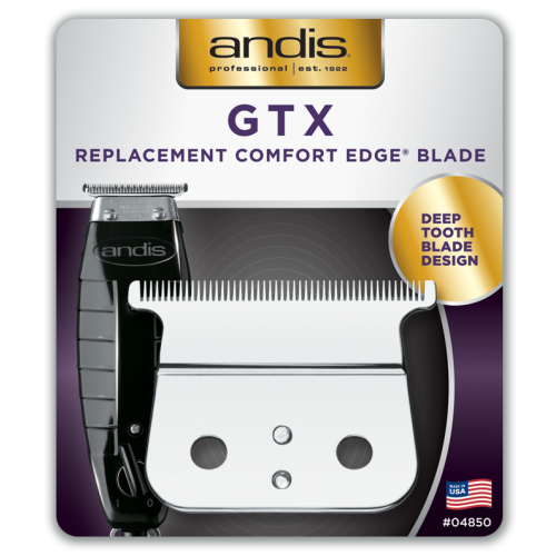 ANDIS  GTX Deep Tooth T-Outliner® Replacement Blade - Carbon Steel